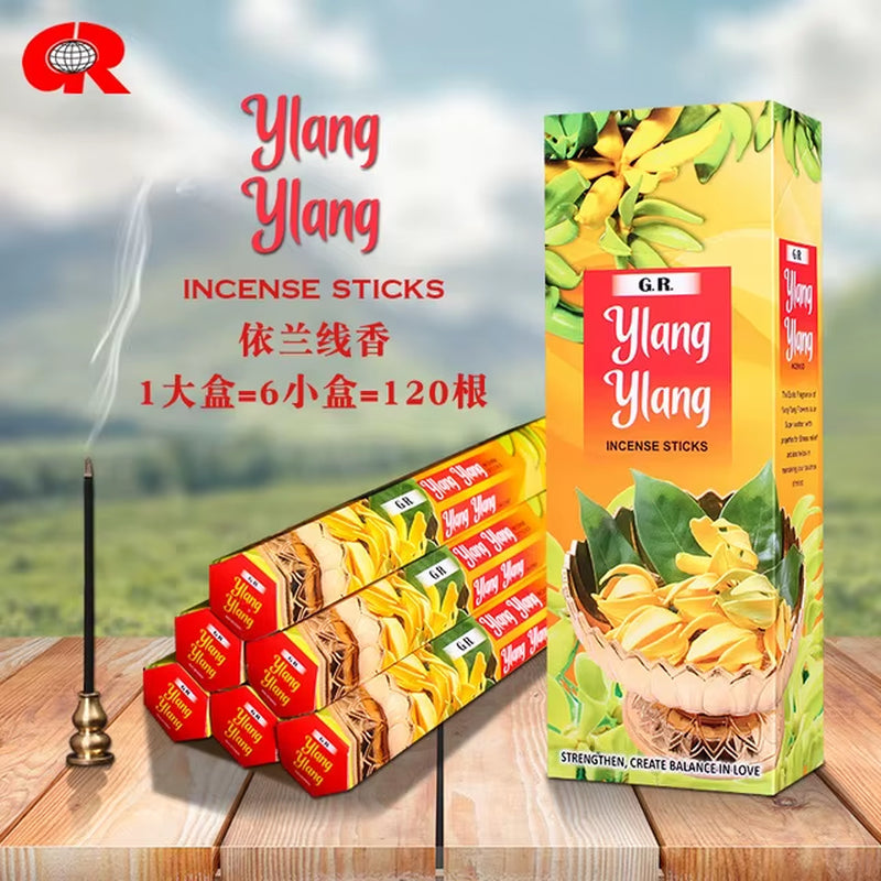 T68 20 Sticks per Box Fragrances India Incense Stick Handmade Aromatherapy Sticks Sandalwood Lavender Meditation Incenses