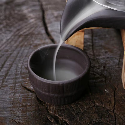 Creative Home Decorations Windproof Backflow Incense Burner Desktop Lucky Peaceful Ornaments Indoor Incense Fountain&Candlestick