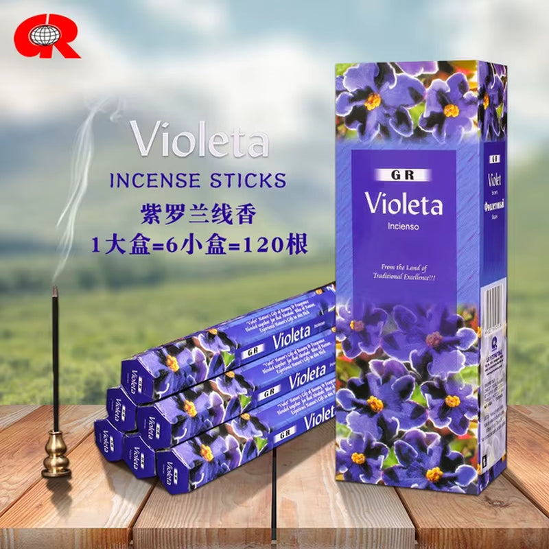 T68 20 Sticks per Box Fragrances India Incense Stick Handmade Aromatherapy Sticks Sandalwood Lavender Meditation Incenses