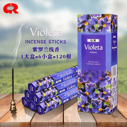 T68 20 Sticks per Box Fragrances India Incense Stick Handmade Aromatherapy Sticks Sandalwood Lavender Meditation Incenses