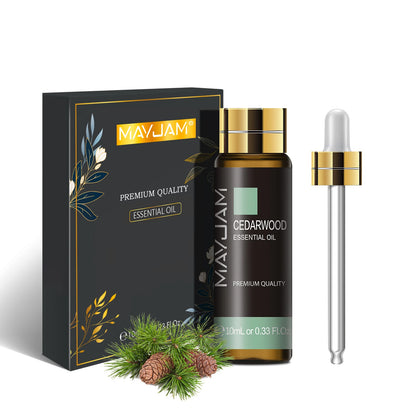 10Ml Pure Essential Oil Lavender Eucalyptus Vanilla Sandalwood Jasmine Bergamot Lemongrass Cinnamon Grapefruit 1Pc