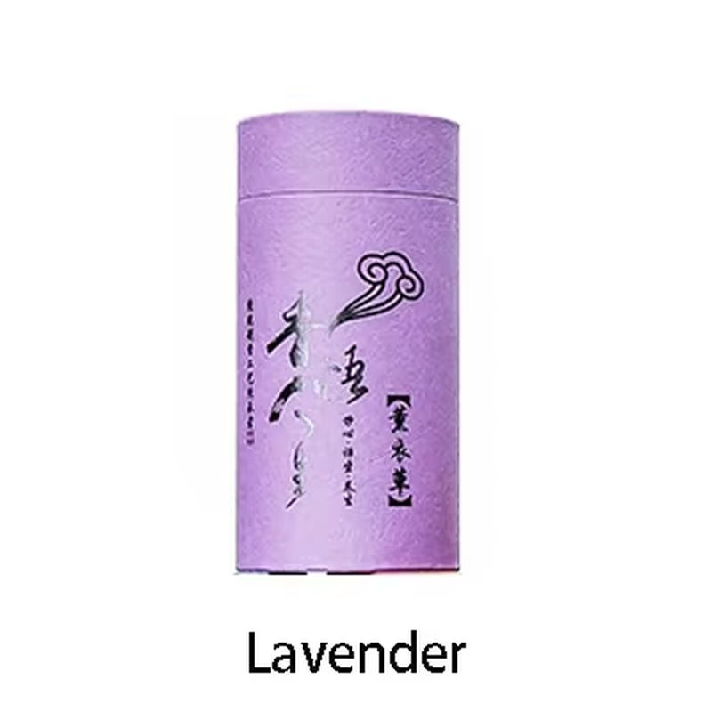 F 120Pcs/Box Natural Handmade Sandalwood Coils Incense Aromatherapy Kitchen WC Bedroom Bathroom Antiseptic Refreshing Incenses