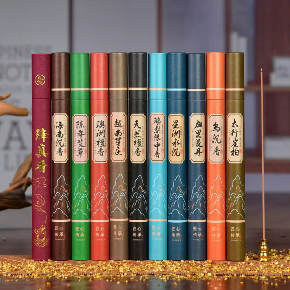 Fragrances India Incense Stick Handmade Aromatherapy Sticks 40 Sticks per Box Sandalwood Lavender Meditation Incenses