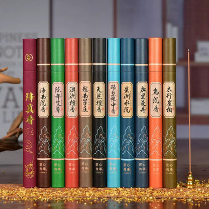 Fragrances India Incense Stick Handmade Aromatherapy Sticks 40 Sticks per Box Sandalwood Lavender Meditation Incenses